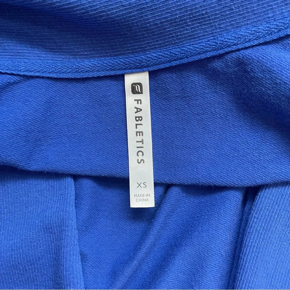 Fabletics Astoria Shrug Cobalt Blue Open Front Cardigan Xsmall Women’s - Picture 9 of 10
